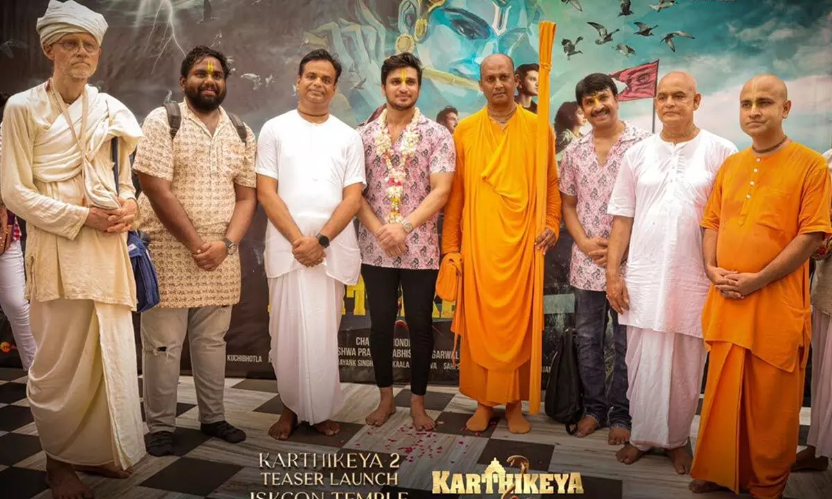 Nikhil Siddhartha’s Tamil And Hindi Teasers Of Karthikeya 2 Are Launched