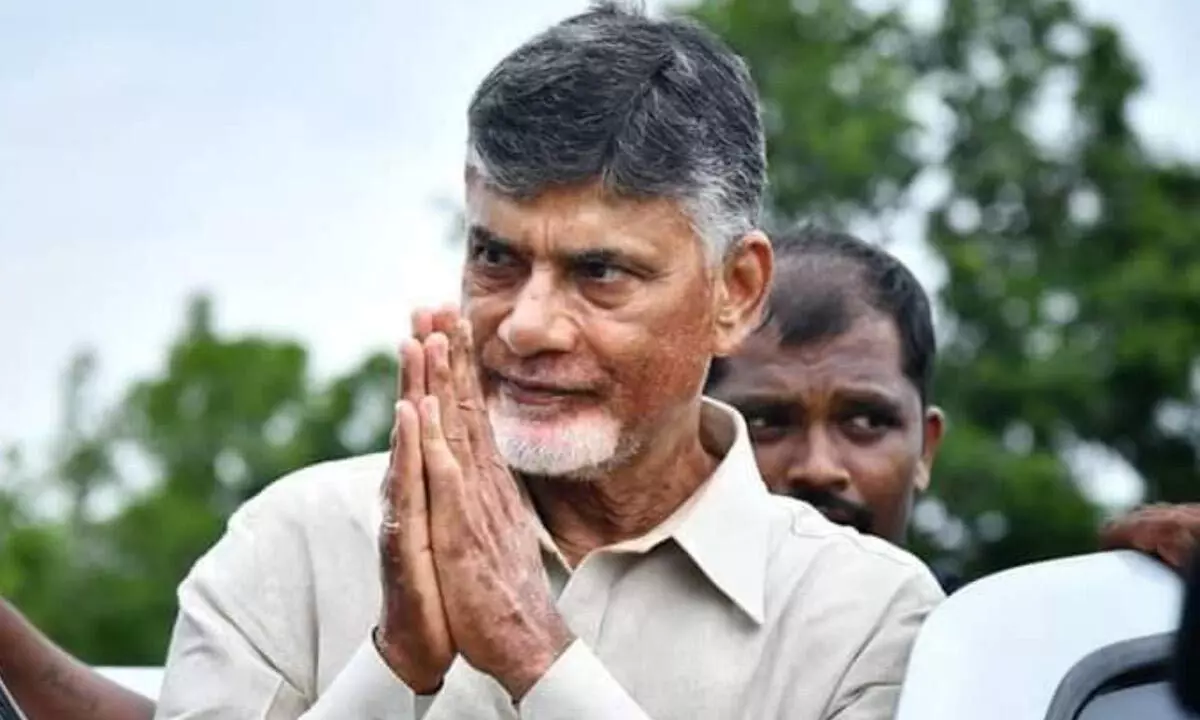 TDP chief Nara Chandrababu Naidu