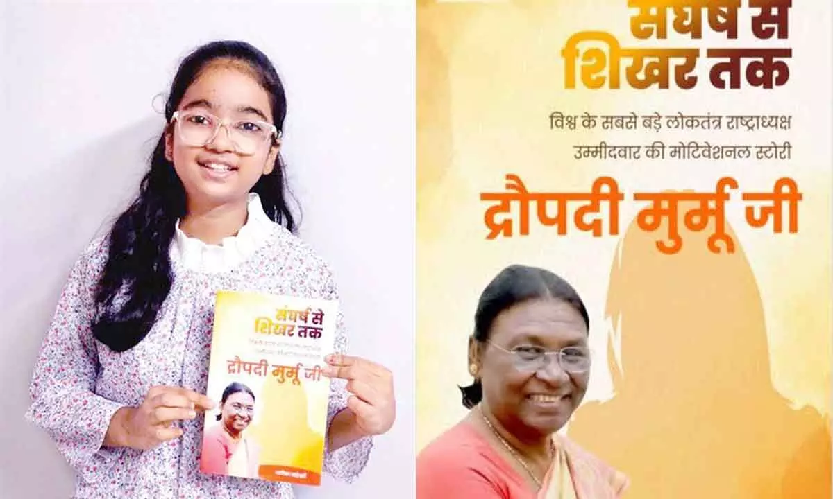 13-yr-old pens book on Draupadi Murmu