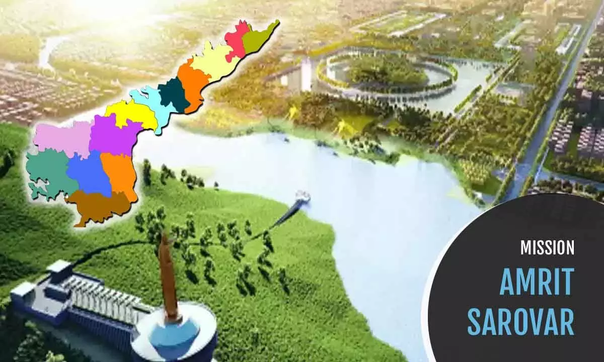 Andhra Pradesh stands third position in implementing Amrit Sarovar mission