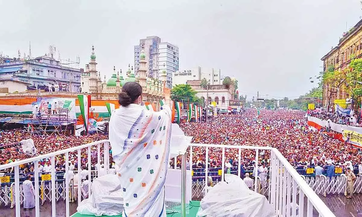 Rejection election for BJP in 2024: Mamata