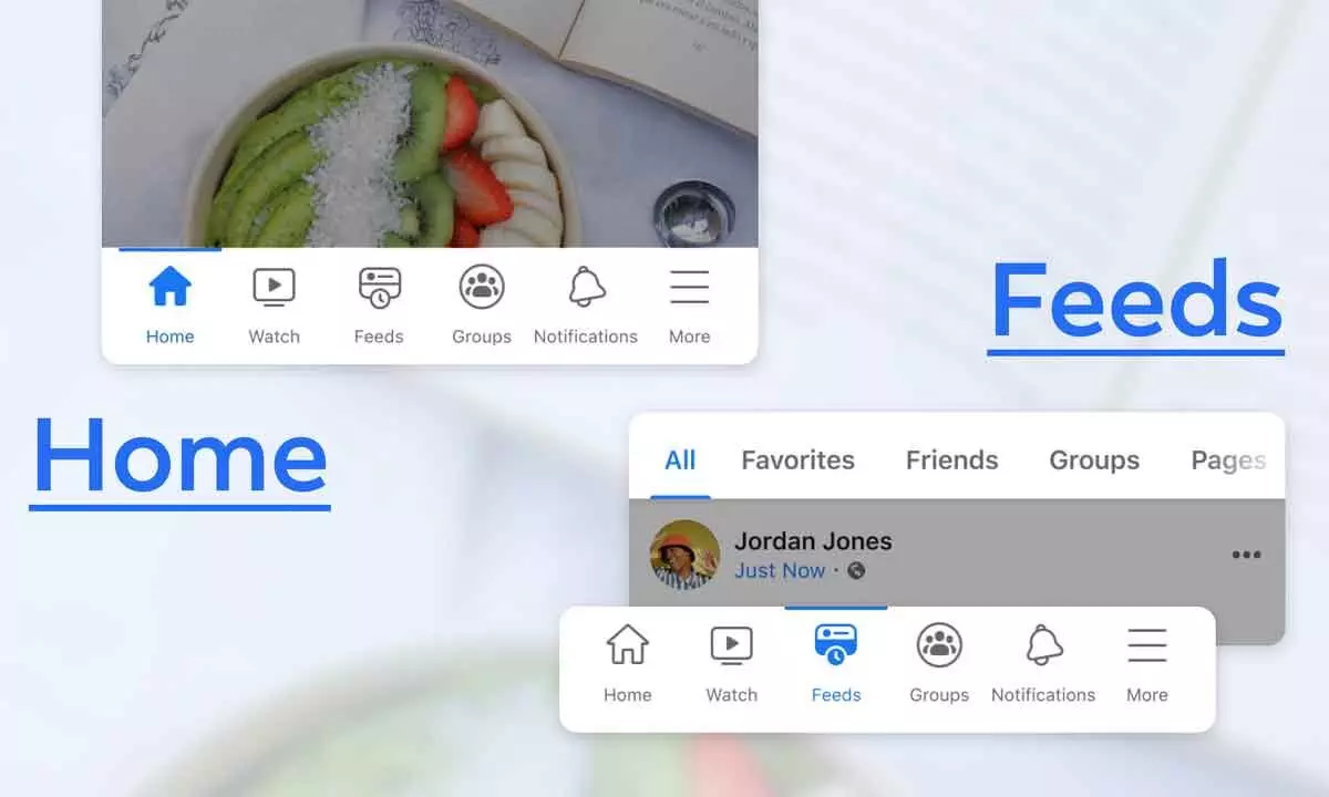 Facebook Home, Feeds tabs to make users experience better