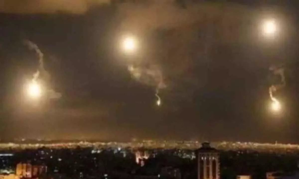 Syrias air defence respond to fresh Israeli attack