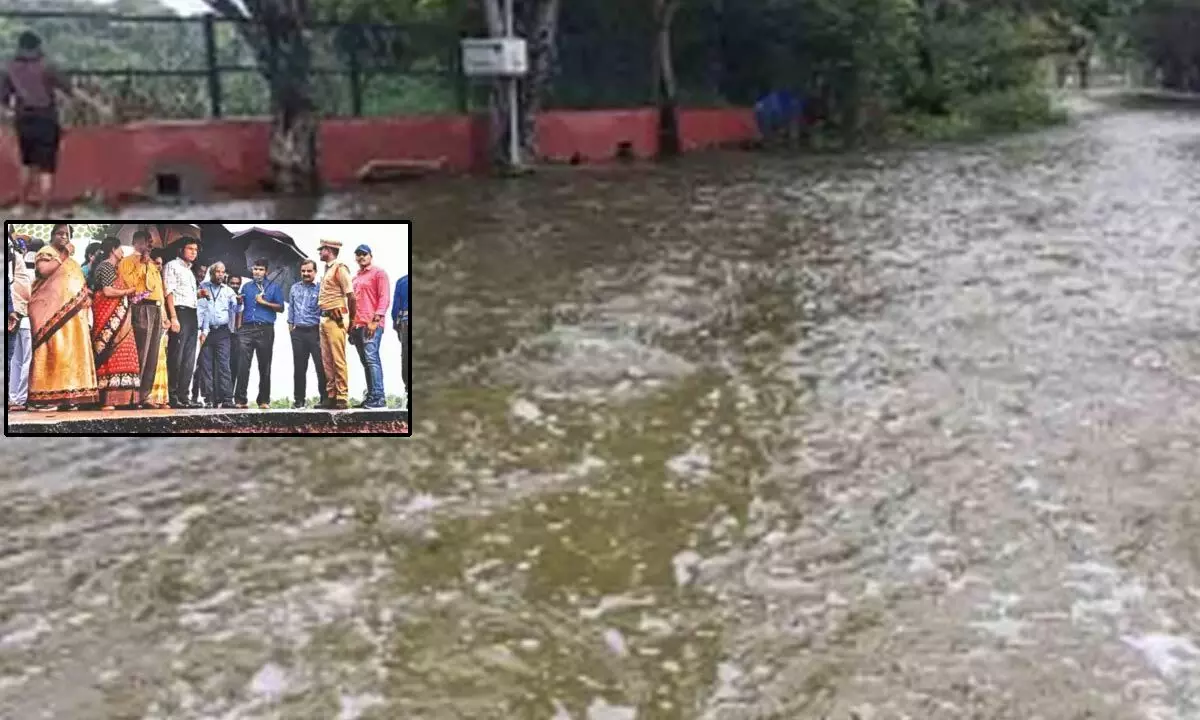 Central team visits flood-hit Bhadradri
