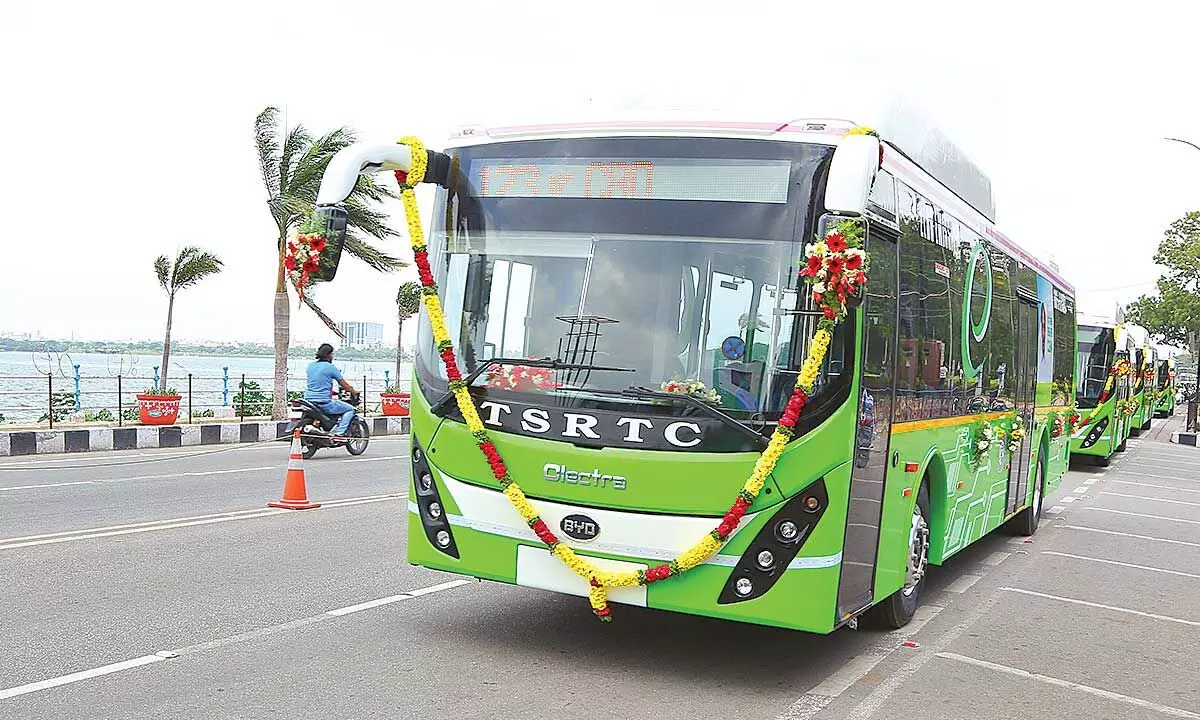 Olectra bags `500 cr order for EV buses from TSRTC