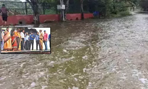 Central team visits flood-hit Bhadradri