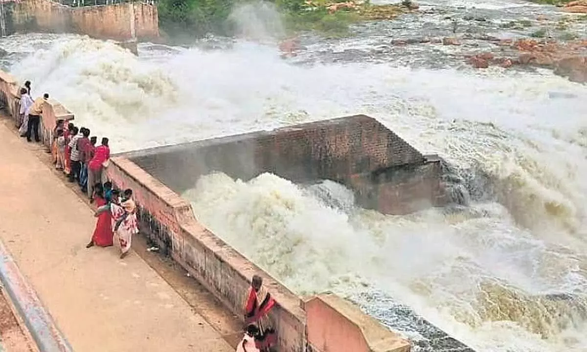 Nizam Sagar’s four gates lifted in Kamareddy