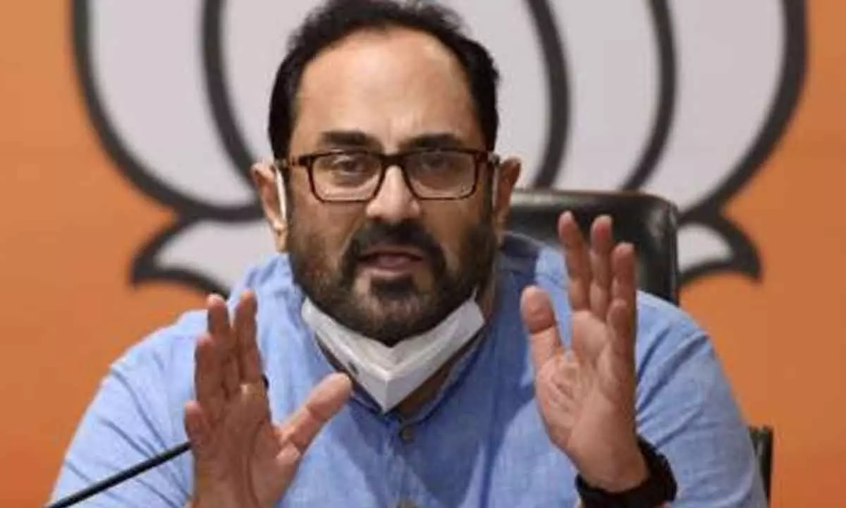 State Govt. Are Defaming Central Agencies: IT Minister Rajeev