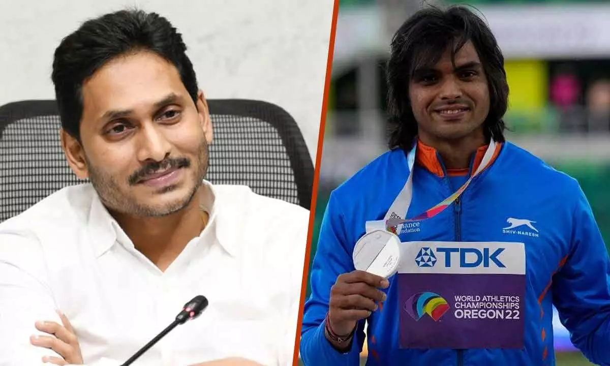 YS Jagan congratulates Neeraj Chopra for winning silver medal at World Athletics Championship-2022