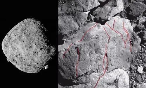 NASA finds asteroid Bennu aged early by Sun