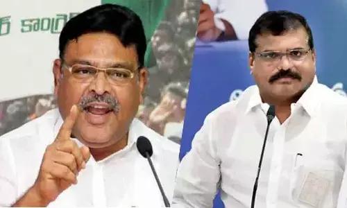 Ministers Botsa Satyanarayana and Ambati Rambabu
