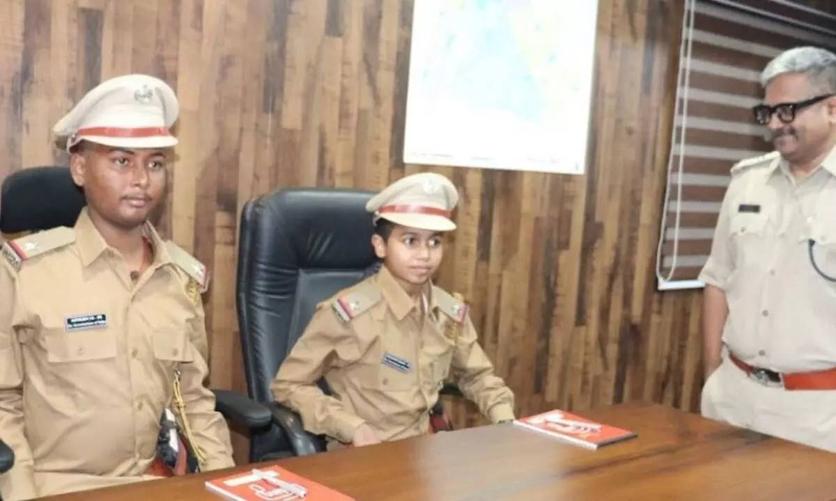 Two Bengaluru Boys Battling Cancer Were Temporarily Turned Into Police Officers