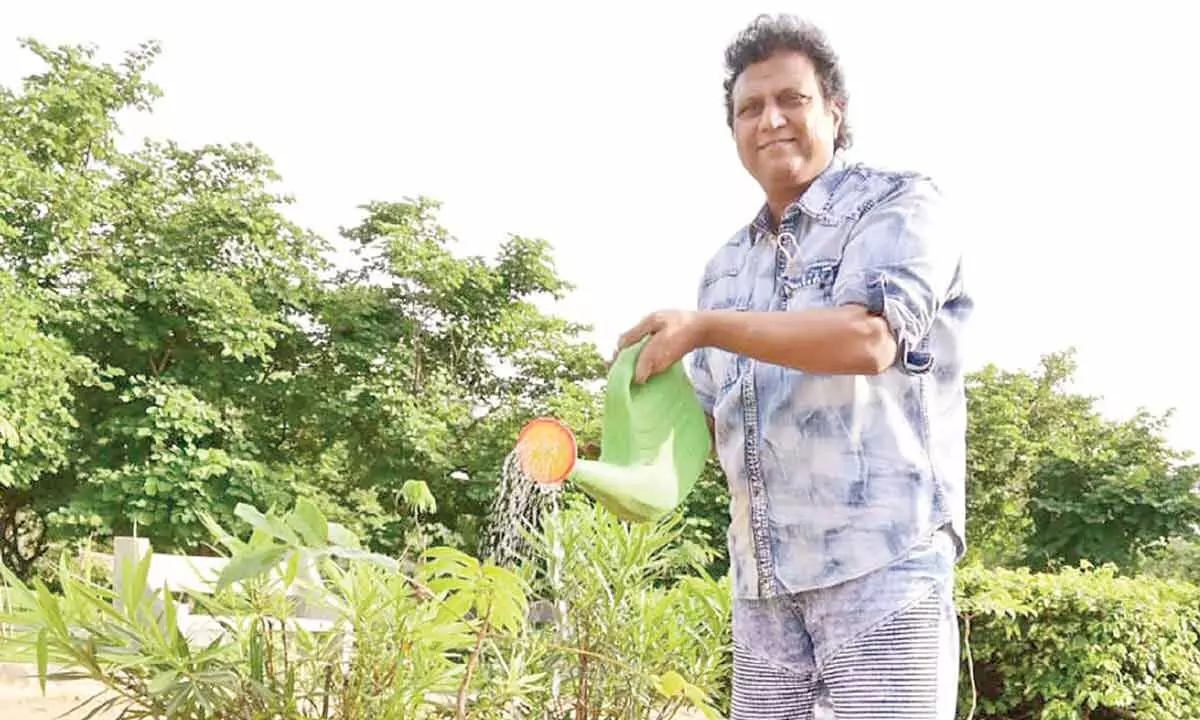 Music director Manisharma takes part in Green India Challenge