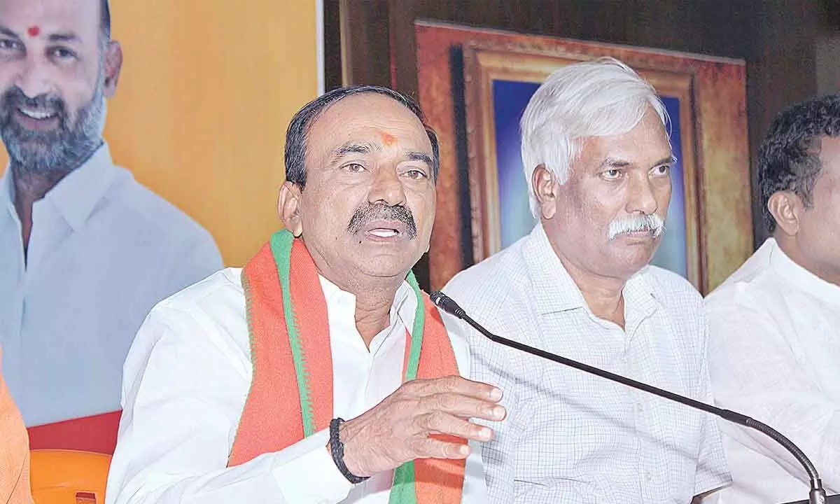 Lord Brahma cant save CM KCRs imminent poll defeat: Eatala