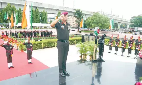 Hyderabad: Kargil Vijay Diwas celebrated at Veerula Sainik Smarak