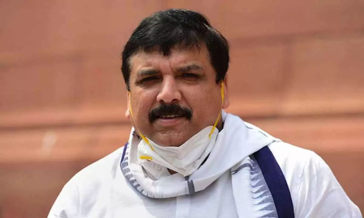 AAPs Sanjay Singh suspended for a week from Rajya Sabha