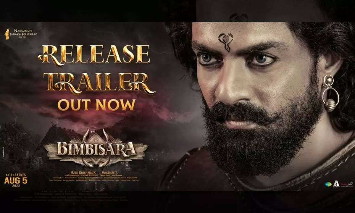 The new release trailer of Kalyan Ram’s Bimbisara is out!