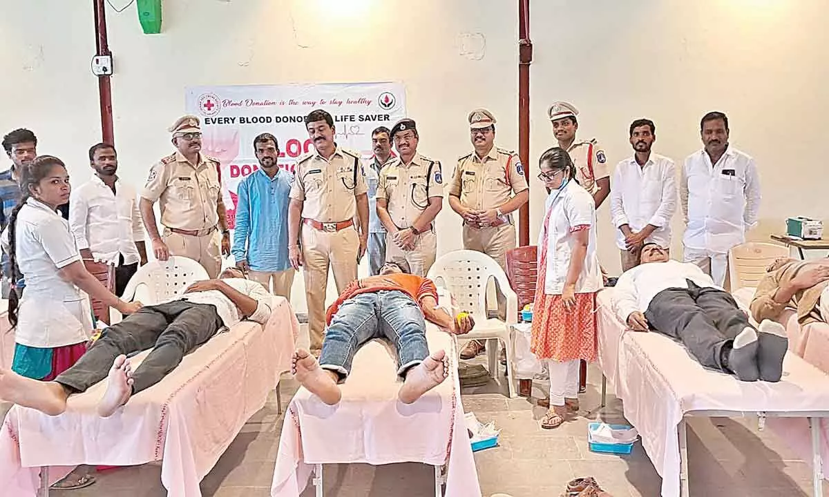Blood donation camp for thalassemia patients held