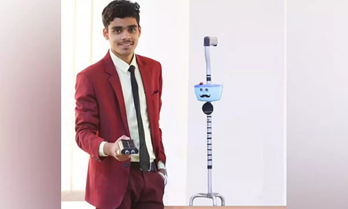 Student invents AI-based smart stick ‘Netra’