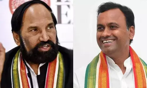 MP N Uttam Kumar Reddy and MLA Komatireddy Rajagopal Reddy