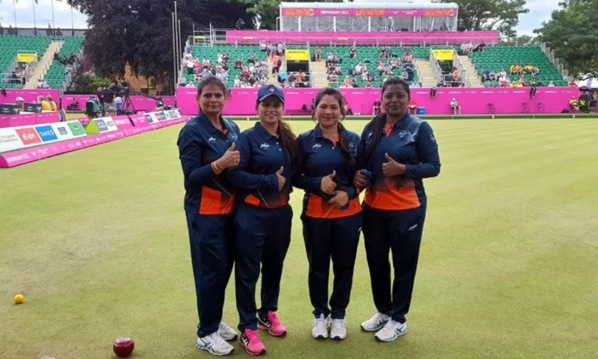 India are set to win their first medal in Lawn Sports
