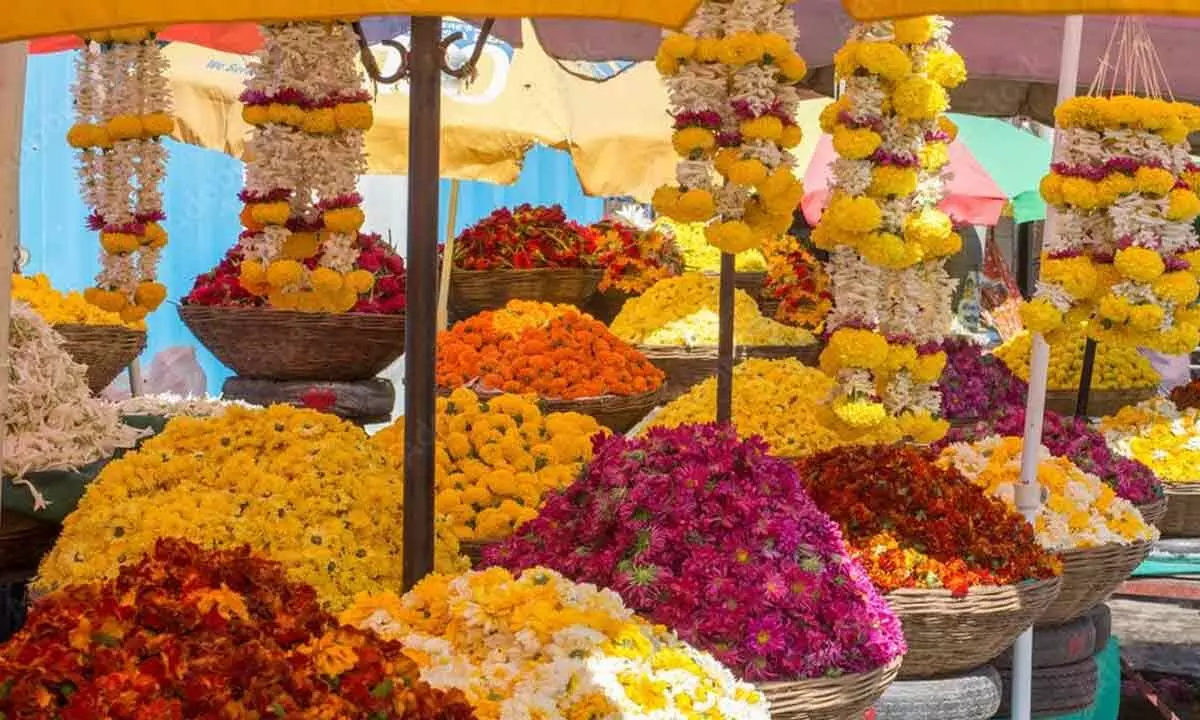 Floods shoot up flower prices