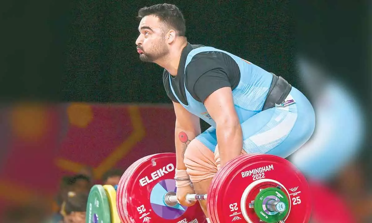 Weightlifter Lovepreet claims bronze on CWG debut