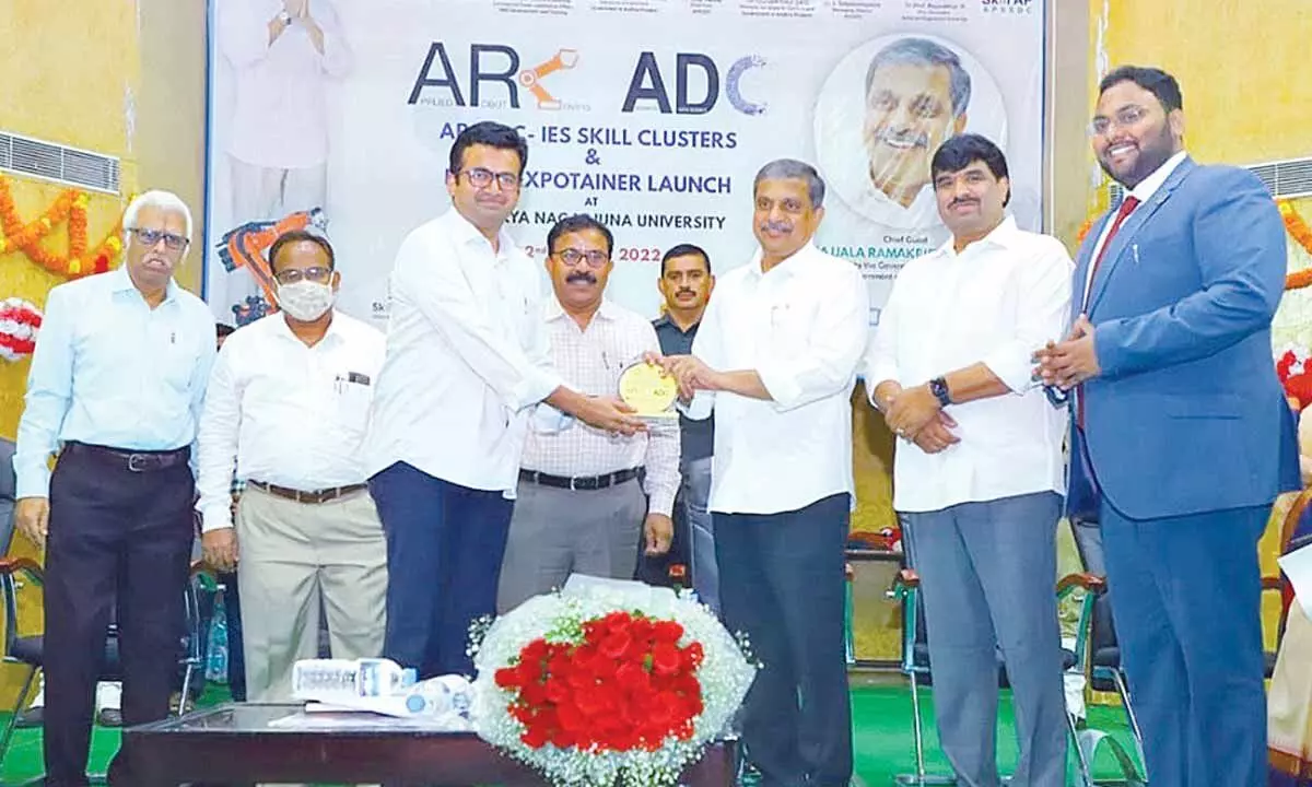 APSSDC extends Applied Robotic control  lab facility in Annamacharya institutions