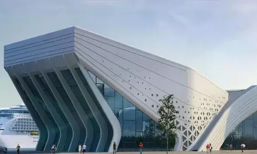 A model of the cruise terminal