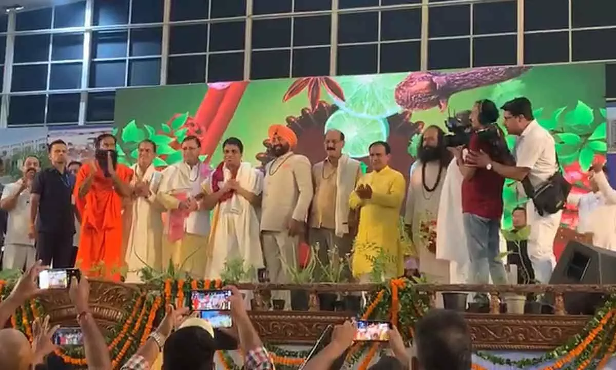 Haridwar: Patanjali celebrates Jadi booti diwas and Acharya Balkrisans 50th birthday on the 4th of August