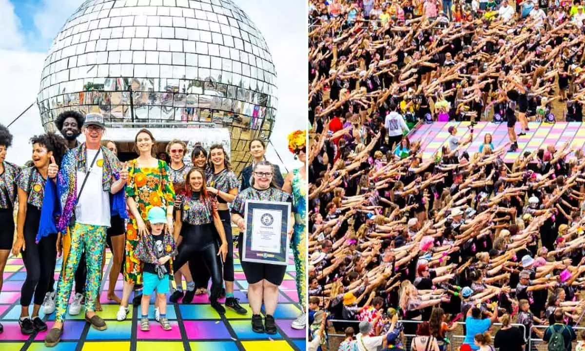 Guinness World Record Of Largest Disco Dance Set At Camp Bestival (Photo/guinnessworldrecords)