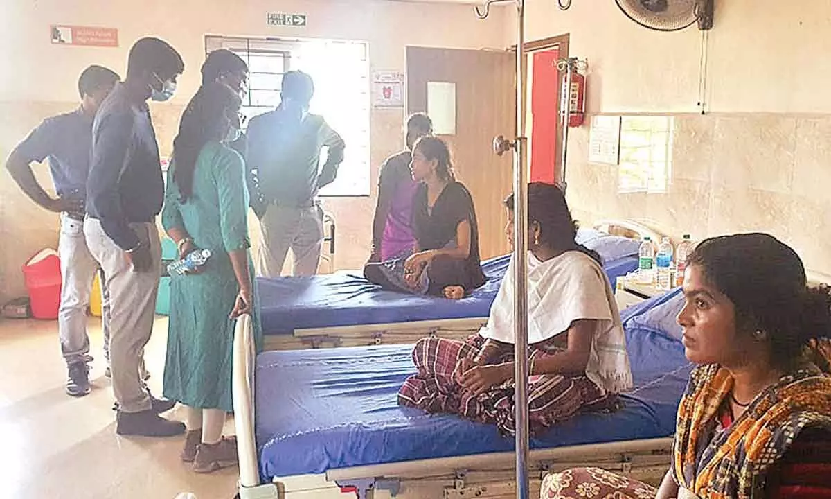 Indian Council of Medical Research members interacting with the gas leak victims in Anakapalli district on Friday