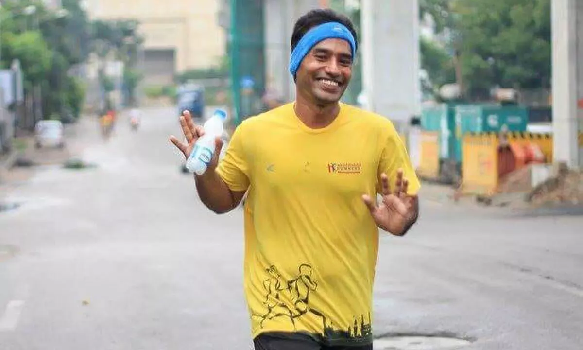 Hanamkonda to Hyderabad: City man to run 150 km in 14 hours today