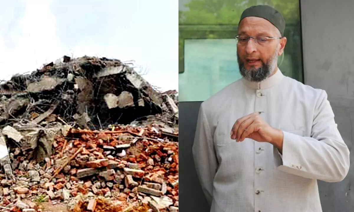 Demolished mosque in Hyderabad to be rebuilt at same site: AIMIM