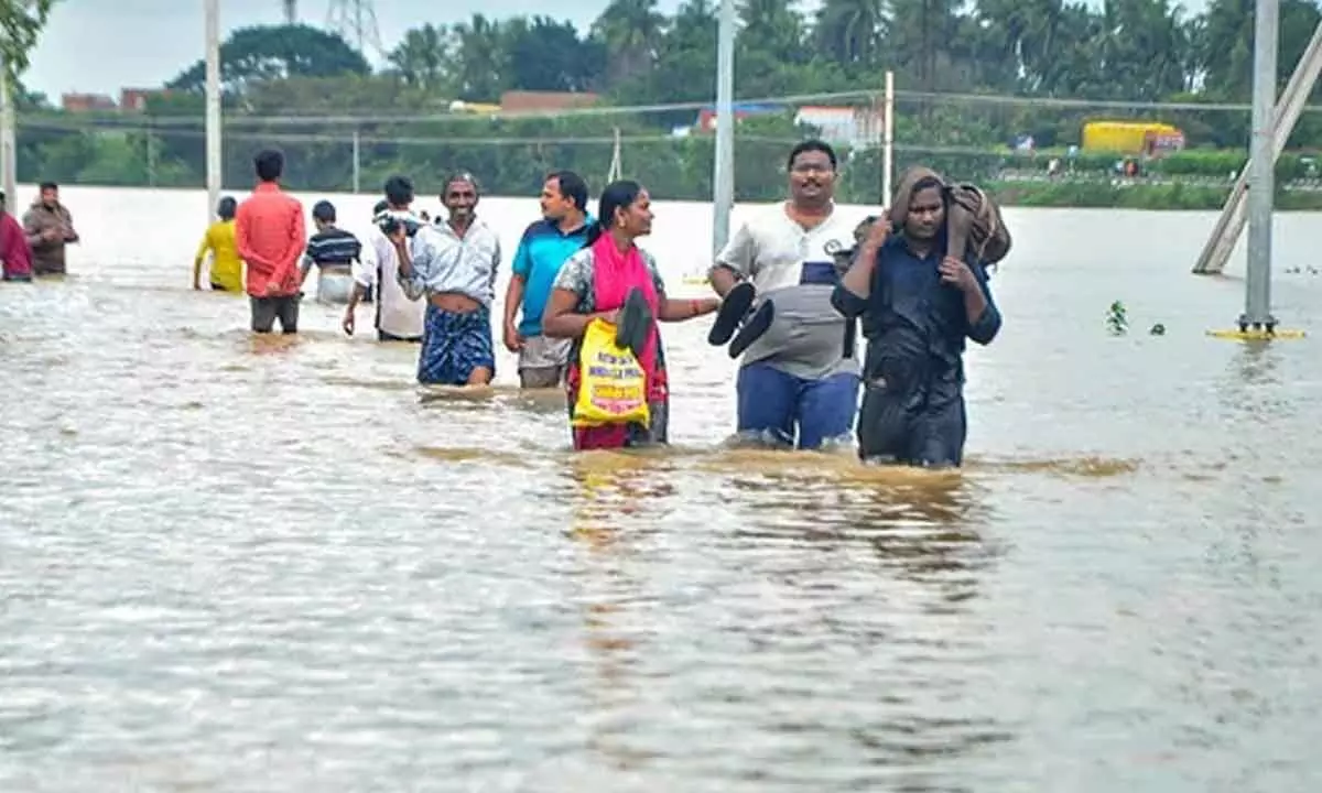 Central government teams to tour flood-hit districts from tomorrow