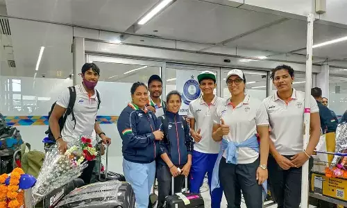 CWG heroes return to warm welcome