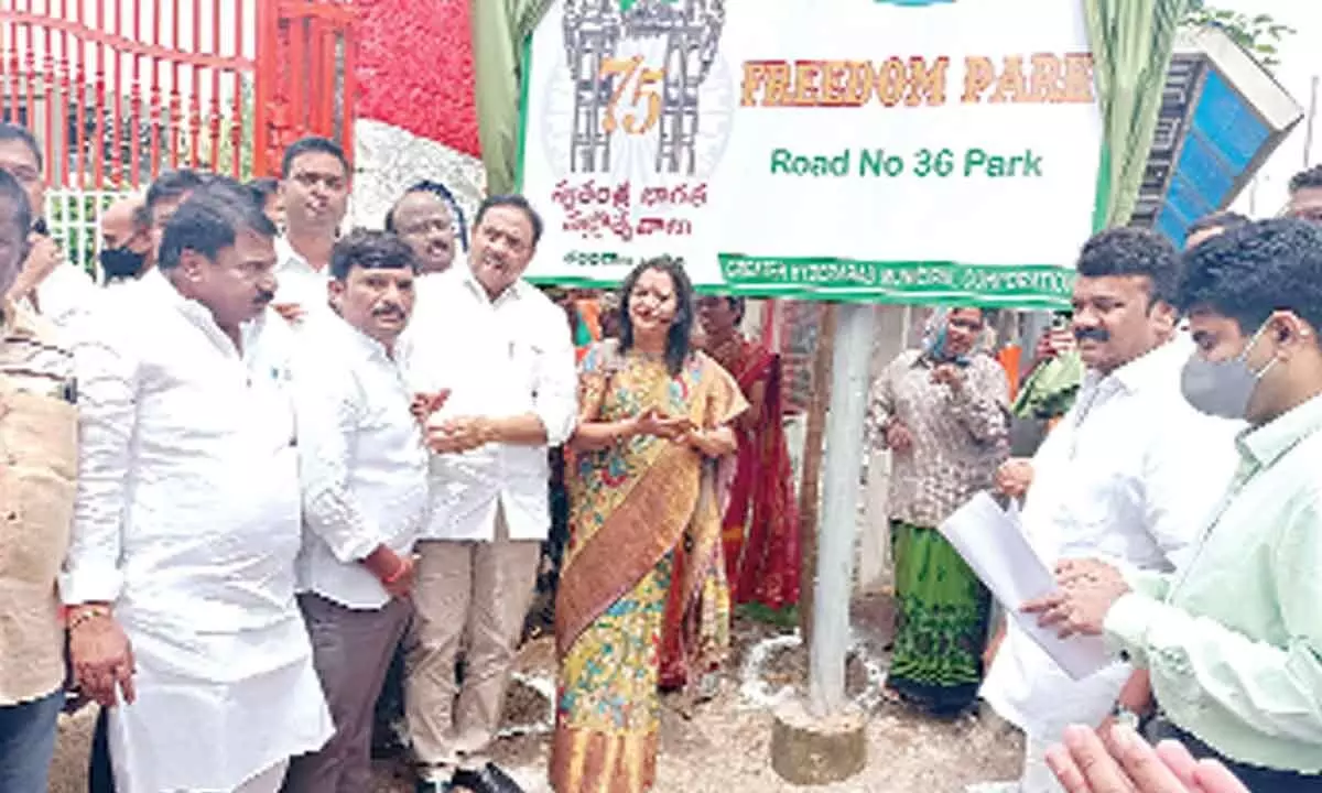 Hyderabad: 75 Freedom Parks to come up across city