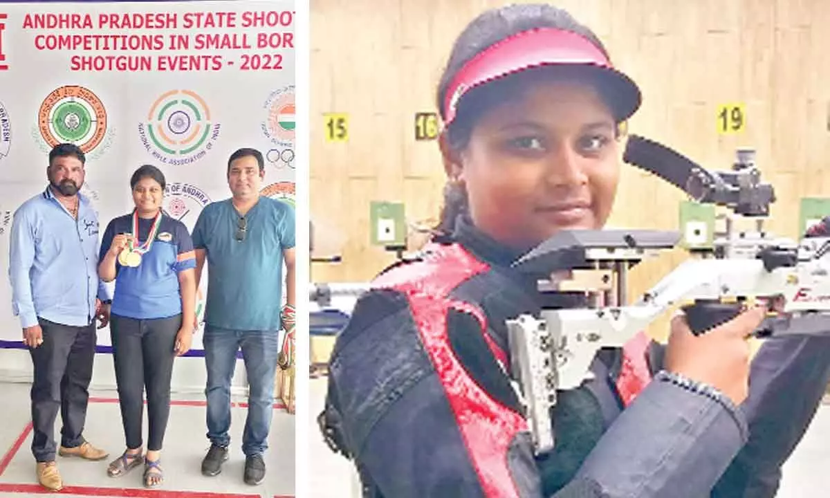 SRM-AP student bags 3 golds in rifle shooting