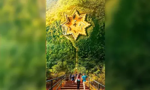 A view of Manjarabad Fort in Karnataka