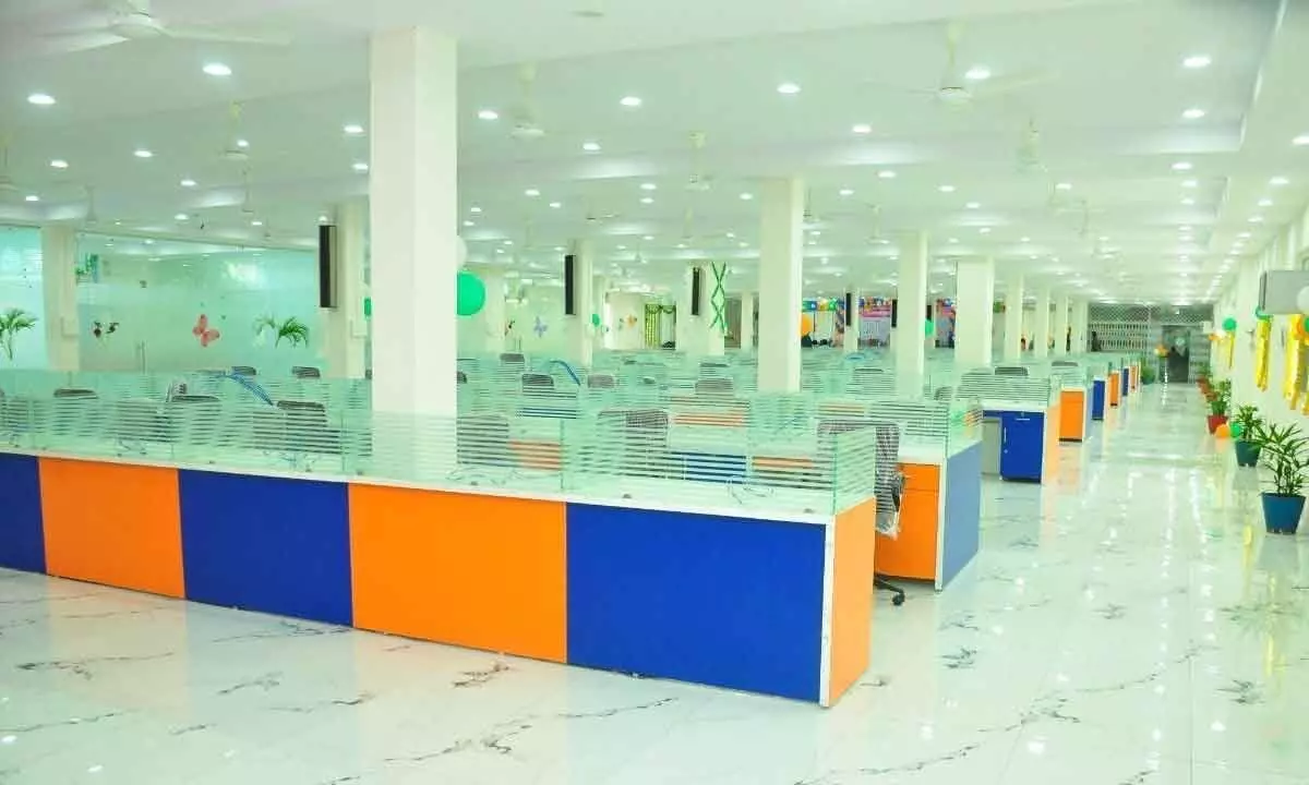 Caption The renovated personnel branch at divisional railway office, that was inaugurated in Vijayawada on Friday