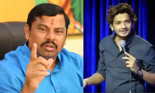 MLA Raja Singh threatens to stop Munawar Faruquis show in Hyderabad