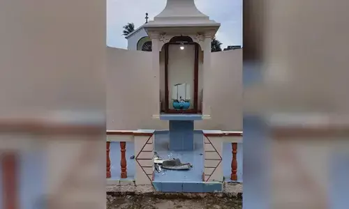 Mother Mary statue vandalised in Machlipatnam