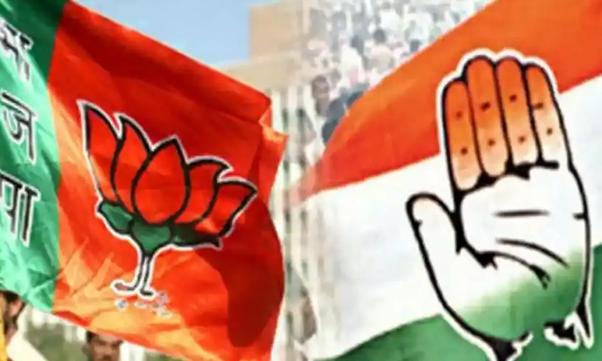 BJP embraces aggressive Hindutva, Congress banks on economic woes