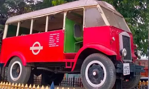 Nizam-era bus steals the show at TSRTC bus parade in Hyd