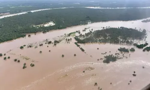 Many villages still marooned as Godavari flows above danger mark