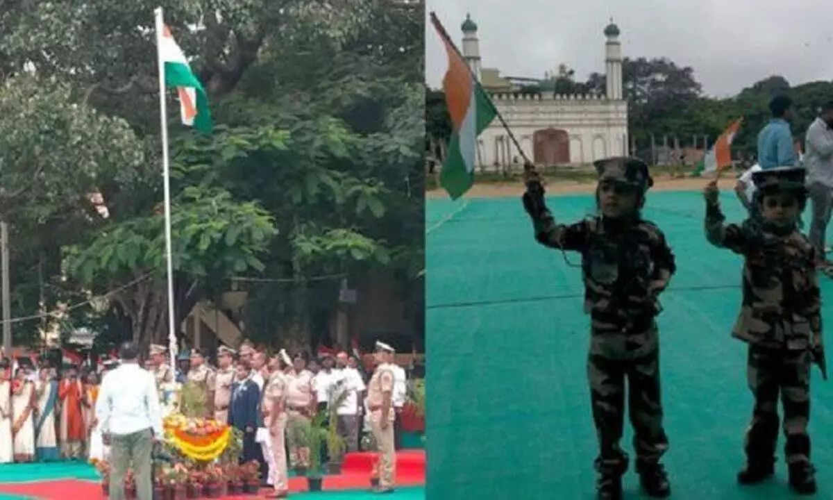 Tricolour hoisted at Idgah Maidan for first time since Independence