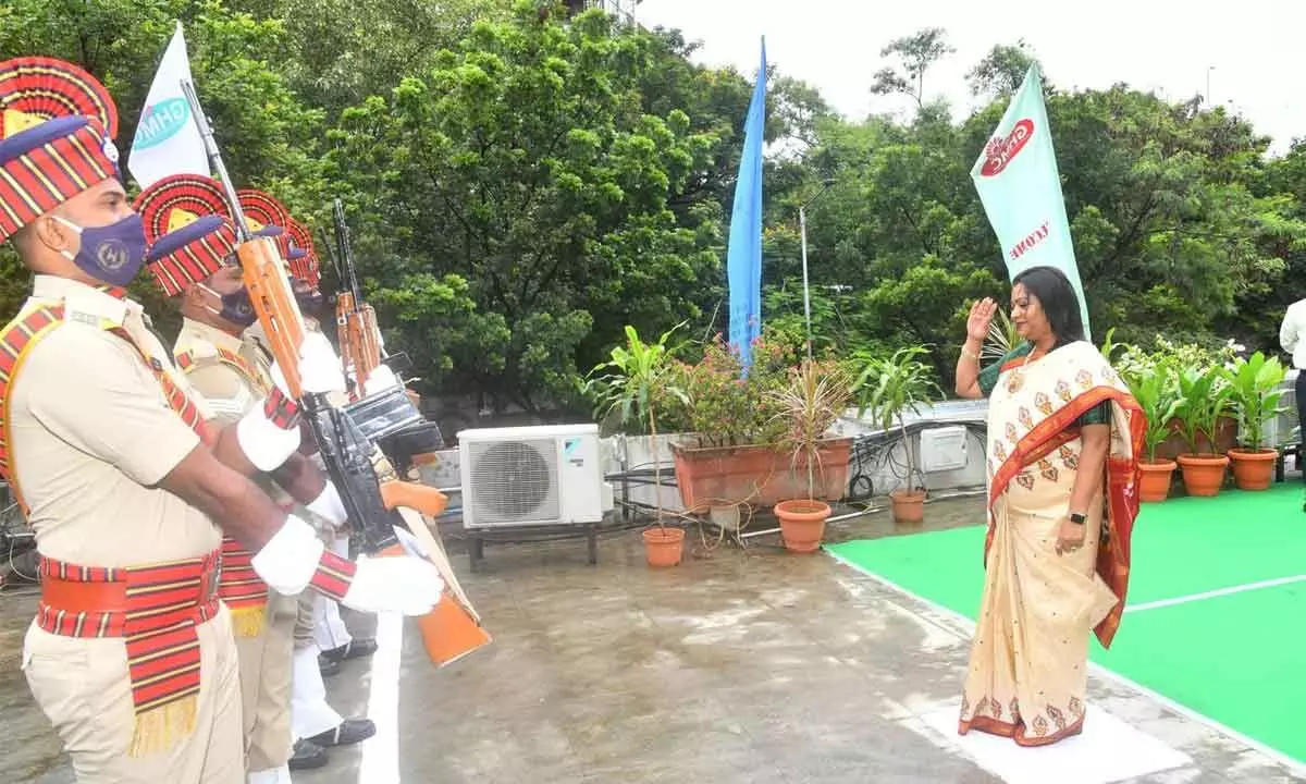Grand 76th Independence Day celebrations at GHMC