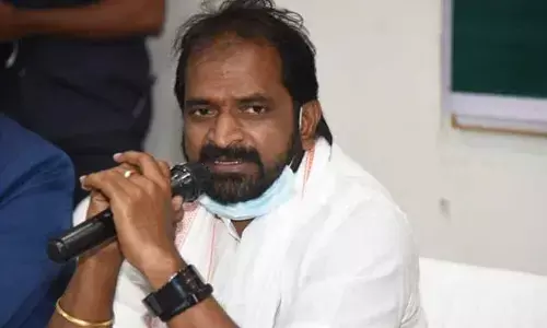 Telanganas Minister for Prohibition and Excise V Srinivas Goud