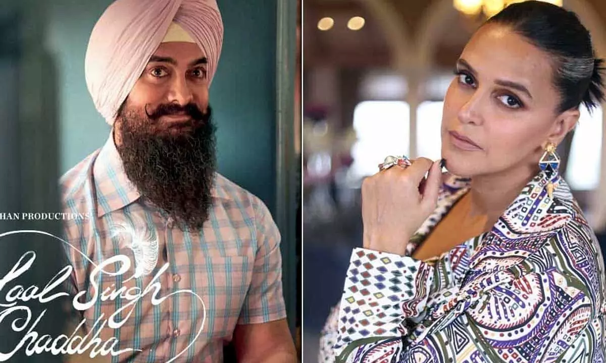 Bollywood’s ace actress Neha Dhupia dropped a positive review after watching the Laal Singh Chaddha movie!