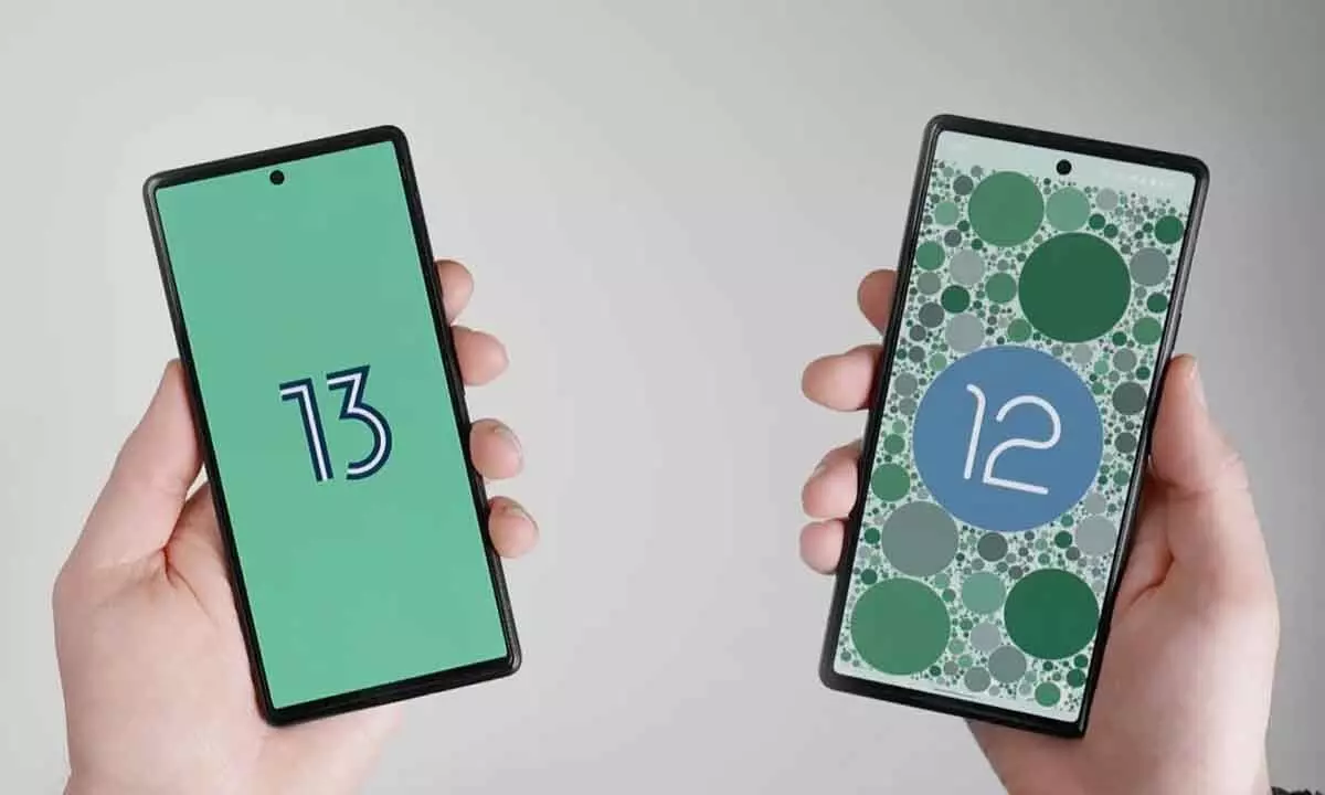 On Pixel 6 devices, you cant go back to Android 12 from Android 13